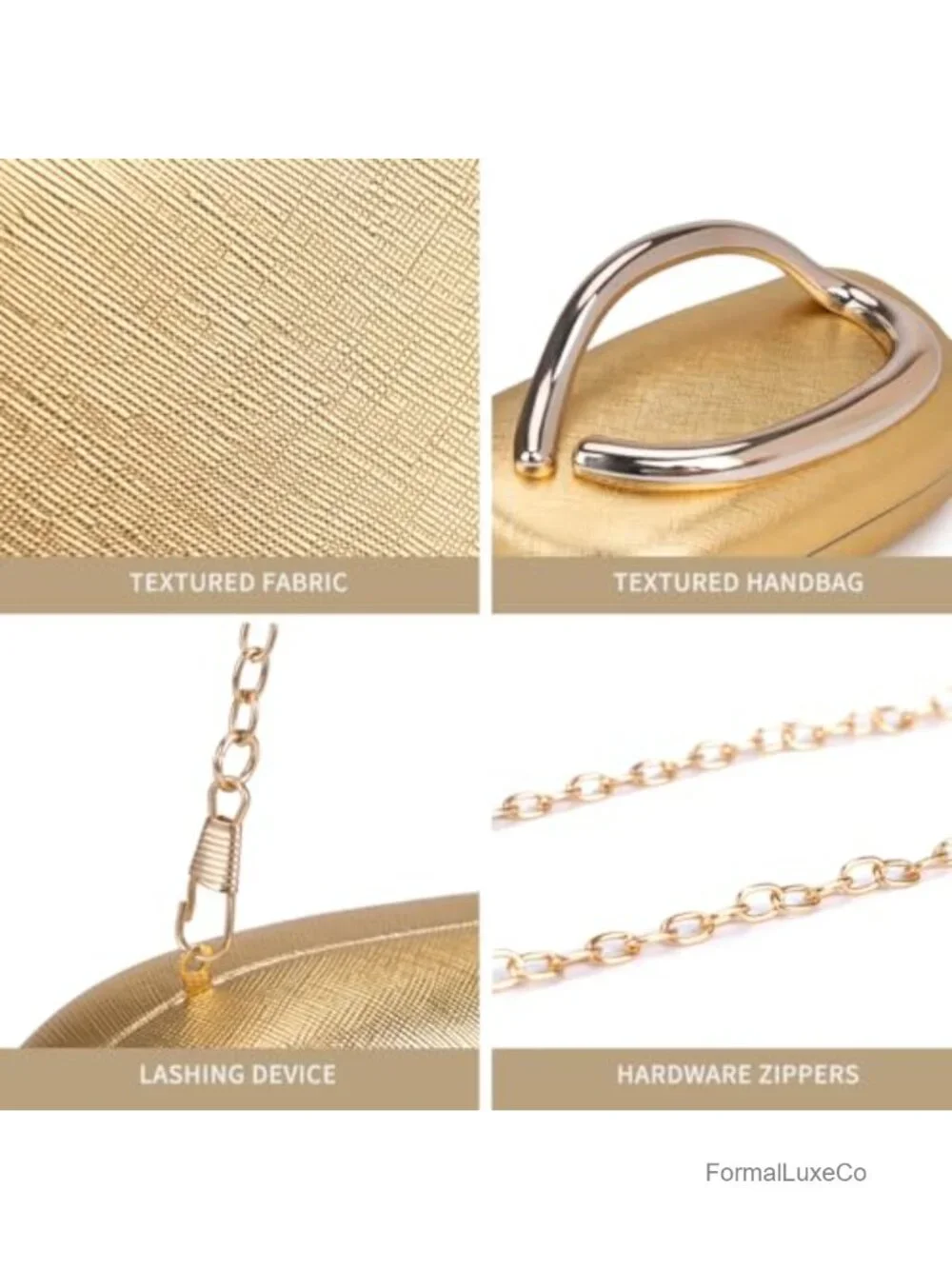 Evening Clutch Purses Women PU Handbags Metal Decoration Shoulder Crossbody Bag